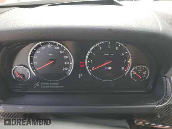 2016 BMW M6 z VIN WBS6E9C53GGF92689, wystawiony jako Copart lot #60226324 z przebiegiem Nie podano mil oraz Szkody całkowita. Historia ofert i sprzedaży dostępna na DreamBid. Obrazek 9.