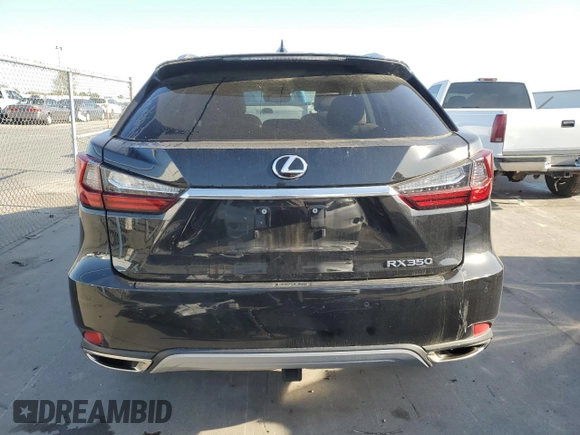 2022 Lexus RX with VIN 2T2HZMDA0NC357240, listed as a Copart auction lot 52118825 with 22,876 mi miles and Salvage Title. Bid and sale history available at carsss.com. Image 6.