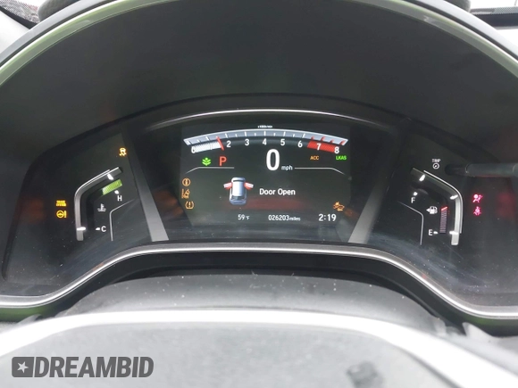 2021 Honda CR-V Touring with VIN 2HKRW2H9XMH663315, listed as a IAAI auction lot 42188893 with 26,203 mi miles and . Bid and sale history available at DreamBid. Image 7.