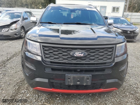 2017 Ford Explorer Platinum with VIN 1FM5K8HT1HGC90003, listed as a Copart auction lot 52806735 with 55,905 mi miles and Salvage Title. Bid and sale history available at carsss.com. Image 5.