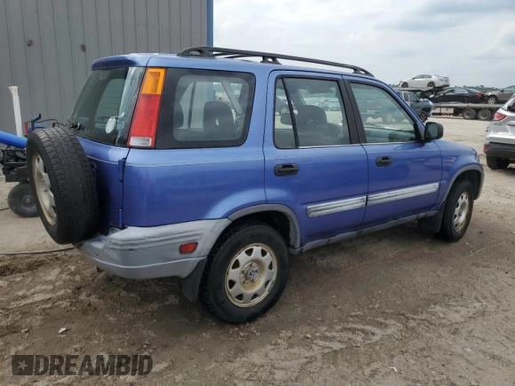 2001 Honda CR-V LX with VIN JHLRD28451C000075, listed as a Copart auction lot 52578535 with 162,179 mi miles and Salvage Title. Bid and sale history available at carsss.com. Image 3.