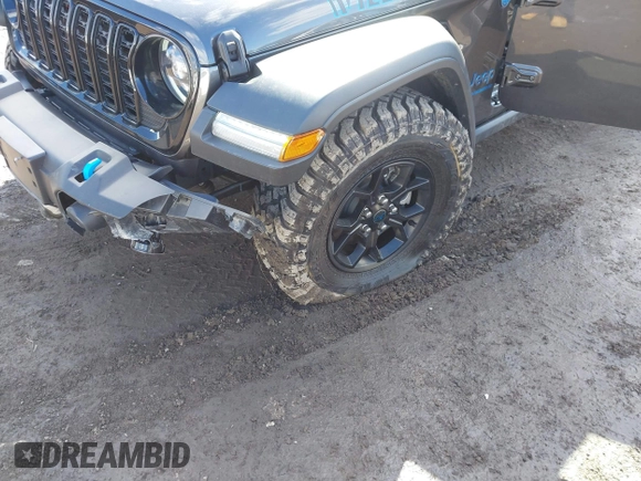 2024 Jeep Wrangler Willys z VIN 1C4RJXN61RW322456, wystawiony jako IAAI lot #41747226 z przebiegiem 2 043 mil mil oraz . Historia ofert i sprzedaży dostępna na DreamBid. Obrazek 6.