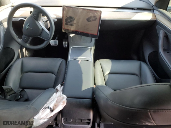 2023 Tesla Model Y Long Range with VIN 7SAYGDEE1PA061735, listed as a Copart auction lot 44200205 with 20,010 mi miles and Salvage Title. Bid and sale history available at carsss.com. Image 8.