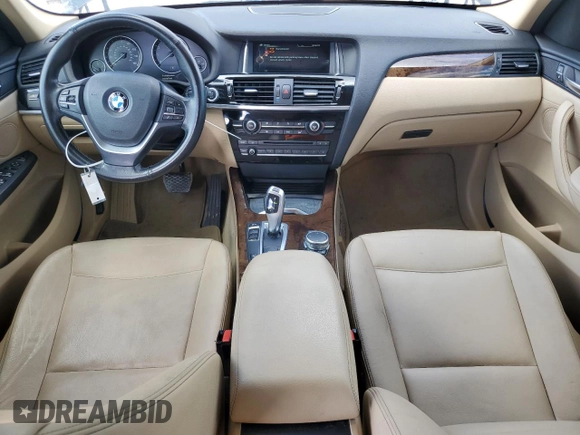 2016 BMW X3 sDrive28i with VIN 5UXWZ7C54G0R31576, listed as a Copart auction lot 50885685 with 94,750 mi miles and Clean Title. Bid and sale history available at DreamBid. Image 8.