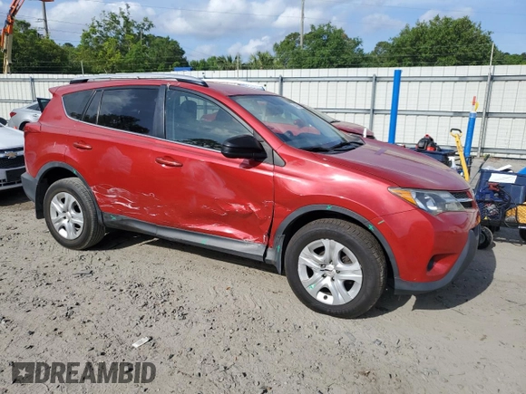 2015 Toyota RAV4 LE with VIN JTMBFREV8FD130660, listed as a Copart auction lot 54376325 with 99,641 mi miles and Salvage Title. Bid and sale history available at DreamBid. Image 4.