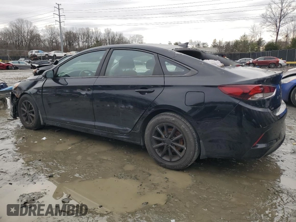 2019 Hyundai Sonata SE with VIN 5NPE24AF7KH804392, listed as a Copart auction lot 82188904 with 80,836 mi miles and Salvage Title. Bid and sale history available at carsss.com. Image 2.