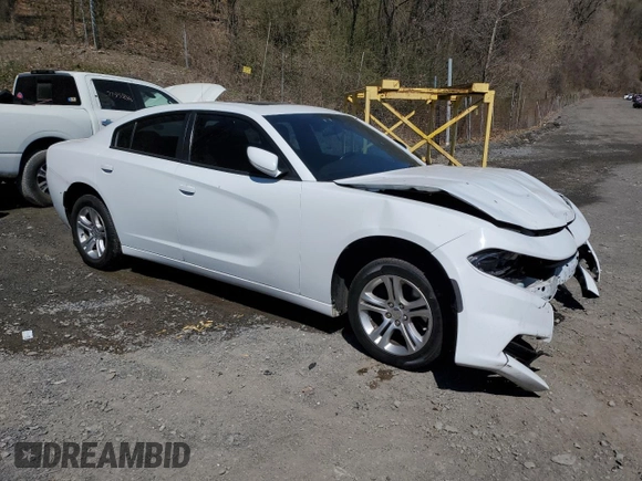 2019 Dodge Charger SXT with VIN 2C3CDXBG4KH640123, listed as a Copart auction lot 58898275 with 84,332 mi miles and Clean title. Bid and sale history available at DreamBid. Image 4.