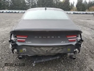 2024 Genesis G80 3.5T Sport with VIN KMTGB4SD8RU205301, listed as a Copart auction lot 77671514 with 11,994 mi miles and Salvage Title. Bid and sale history available at carsss.com. Image 6.