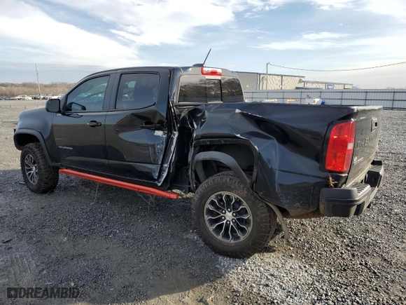 2021 Chevrolet Colorado 4WD ZR2 with VIN 1GCGTEEN8M1232532, listed as a Copart auction lot 85311714 with 41,958 mi miles and Salvage Title. Bid and sale history available at carsss.com. Image 2.