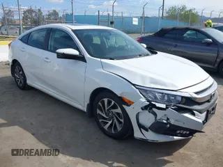 2017 Honda Civic EX z VIN 2HGFC2F76HH514686, wystawiony jako IAAI lot #41936117 z przebiegiem 56 711 mil mil oraz . Historia ofert i sprzedaży dostępna na DreamBid. Obrazek 1.