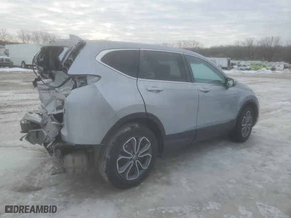 2021 Honda CR-V EX with VIN 7FARW1H50ME014102, listed as a Copart auction lot 88293655 with 85,595 mi miles and Salvage Title. Bid and sale history available at carsss.com. Image 3.