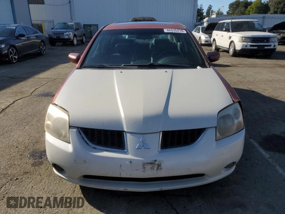 2005 Mitsubishi Galant GTS with VIN 4A3AB76S75E031821, listed as a Copart auction lot 86926274 with 186,432 mi miles and Salvage Title. Bid and sale history available at carsss.com. Image 5.