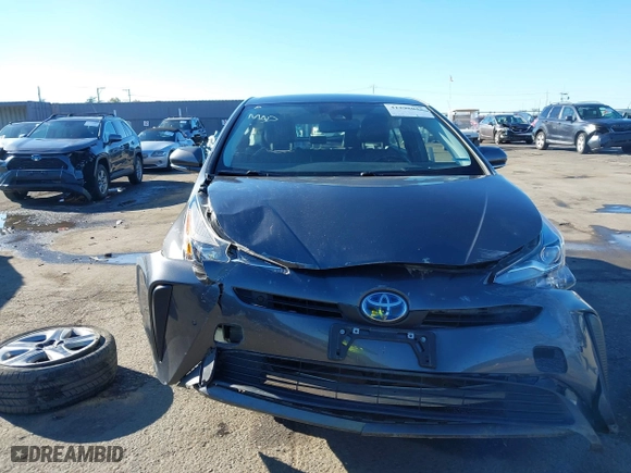 2020 Toyota Prius L Eco with VIN JTDKARFU5L3104460, listed as a IAAI auction lot 41298045 with 79,412 mi miles. Bid and sale history available at carsss.com. Image 6.