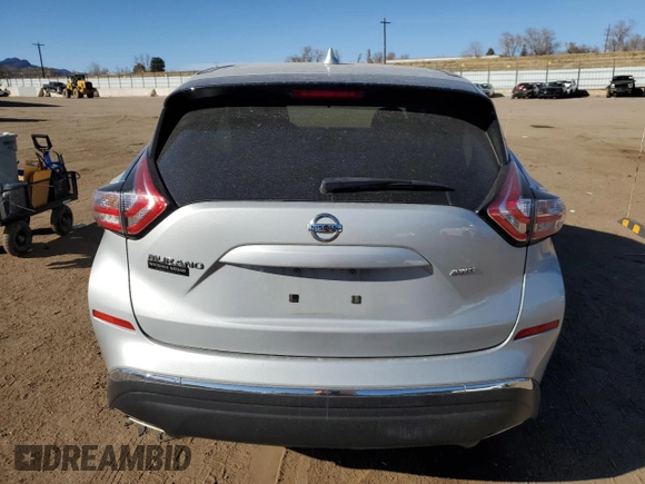 2018 Nissan Murano SL with VIN 5N1AZ2MH2JN180572, listed as a Copart auction lot 48704955 with 61,022 mi miles and Salvage Title. Bid and sale history available at DreamBid. Image 6.