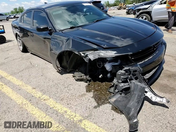 2017 Dodge Charger R/T with VIN 2C3CDXCT2HH571999, listed as a Copart auction lot 55642235 with 102,719 mi miles and Salvage title. Bid and sale history available at DreamBid. Image 14.