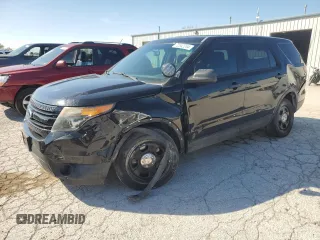 2015 Ford Utility Police Interceptor with VIN 1FM5K8AR1FGC51620, listed as a Copart auction lot 72842244 with 110,134 mi miles and Salvage Title. Bid and sale history available at carsss.com. Image 1.