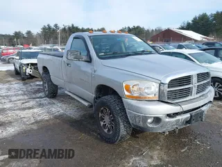 2006 Dodge Ram 2500 SLT with VIN 3D7KS26C46G170596, listed as a IAAI auction lot 41409936 with 153,579 mi miles. Bid and sale history available at carsss.com. Image 1.