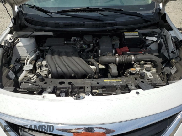 2016 Nissan Versa S Plus with VIN 3N1CN7AP8GL843091, listed as a Copart auction lot 58666595 with 99,962 mi miles and Salvage title. Bid and sale history available at DreamBid. Image 11.