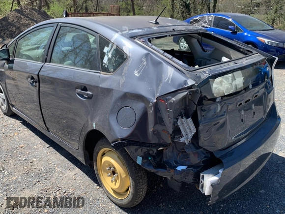 2010 Toyota Prius II with VIN JTDKN3DU7A1004986, listed as a Copart auction lot 51117155 with 112,458 mi miles and Salvage Title. Bid and sale history available at carsss.com. Image 3.