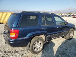 2001 Jeep Grand Cherokee Limited with VIN 1J4GW58N41C615283, listed as a Copart auction lot 44548105 with 190,952 mi miles and Salvage Title. Bid and sale history available at carsss.com. Image 3.