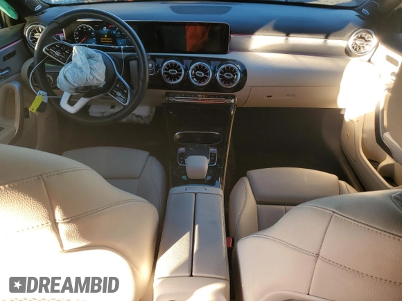 2020 Mercedes-Benz A 220 with VIN WDD3G4EB3LW039599, listed as a Copart auction lot 85500624 with 36,760 mi miles and Salvage Title. Bid and sale history available at DreamBid. Image 8.