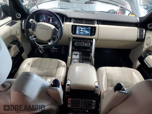 2015 Land Rover Range Rover Supercharged с VIN SALGS2TF7FA232868, выставлен на аукционе Copart как лот 54892895 с пробегом 71 855 миль миль и Списание • Salvage title. История ставок и продаж доступна на DreamBid. Изображение 8.