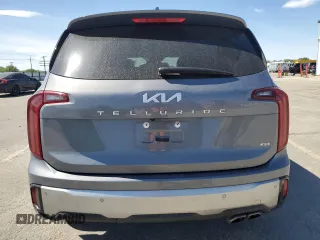 2024 Kia Telluride S with VIN 5XYP6DGC7RG491176, listed as a Copart auction lot 57329605 with 19,287 mi miles and Salvage title. Bid and sale history available at DreamBid. Image 6.
