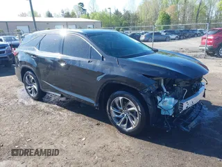 2019 Lexus RX 350L Premium with VIN JTJGZKCAXK2010253, listed as a IAAI auction lot 41963647 with 90,781 mi miles and . Bid and sale history available at DreamBid. Image 1.