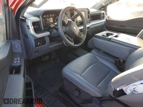 2024 Ford F-250 XL with VIN 1FT7X2BA2REE75404, listed as a Copart auction lot 88600105 with 5,946 mi miles and Salvage title. Bid and sale history available at DreamBid. Image 8.