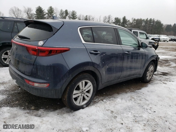2017 Kia Sportage LX with VIN KNDPM3AC1H7117635, listed as a Copart auction lot 88633825 with 120,793 mi miles and Salvage Title. Bid and sale history available at carsss.com. Image 3.