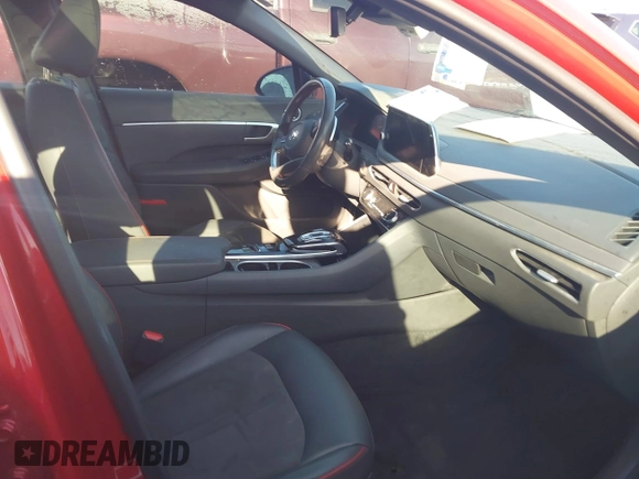 2021 Hyundai Sonata SEL Plus with VIN 5NPEJ4J22MH098175, listed as a IAAI auction lot 41379948 with 78,519 mi miles and . Bid and sale history available at DreamBid. Image 5.