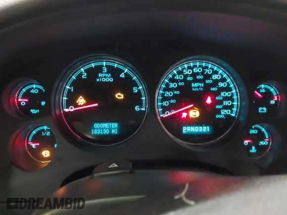 2007 GMC Yukon SLT with VIN 1GKFK13057R417047, listed as a IAAI auction lot 42061633 with 183,130 mi miles and . Bid and sale history available at DreamBid. Image 7.