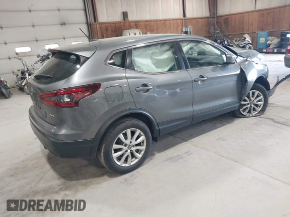 2021 Nissan Rogue S with VIN JN1BJ1AW7MW423744, listed as a IAAI auction lot 42122665 with 48,262 mi miles and . Bid and sale history available at DreamBid. Image 4.