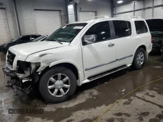 2005 Infiniti QX56 with VIN 5N3AA08C65N806311, listed as a Copart auction lot 85722334 with 242,446 mi miles and Salvage Title. Bid and sale history available at carsss.com. Image 1.