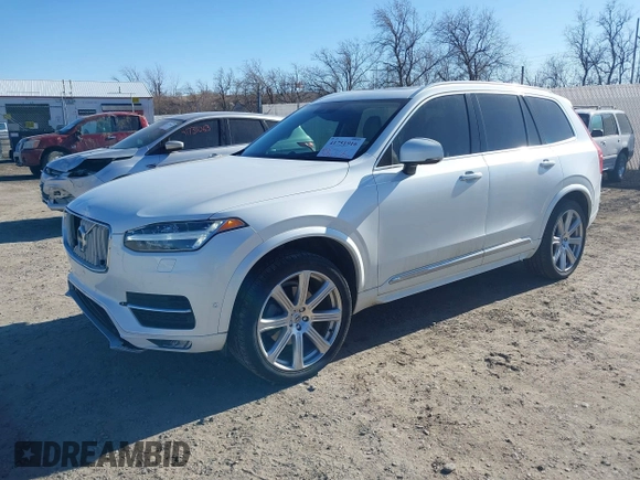 2018 Volvo XC90 Inscription with VIN YV4A22PL0J1386504, listed as a IAAI auction lot 41751916 with 73,081 mi miles. Bid and sale history available at carsss.com. Image 2.