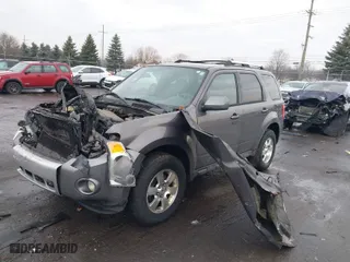 2012 Ford Escape Limited with VIN 1FMCU9EG7CKC05282, listed as a IAAI auction lot 41486239 with 217,932 mi miles. Bid and sale history available at carsss.com. Image 2.