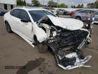 2024 Acura TLX w/A-Spec Package with VIN 19UUB6F52RA000513, listed as a Copart auction lot 70409754 with 0 mi miles and Salvage Title. Bid and sale history available at carsss.com. Image 4.
