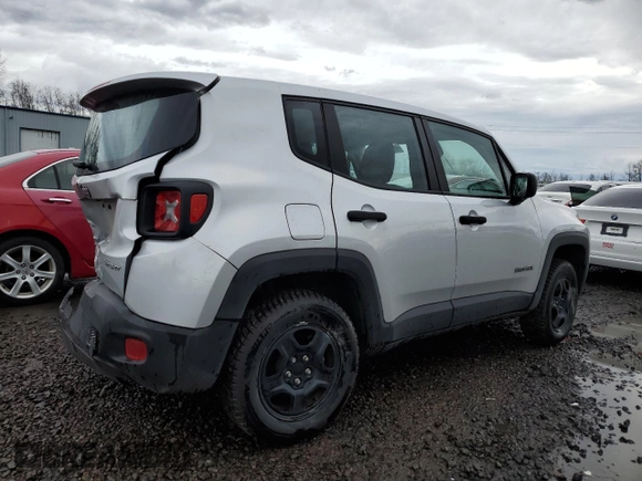 2021 Jeep Renegade Upland with VIN ZACNJDAB4MPN16689, listed as a Copart auction lot 46158195 with 12,566 mi miles and Salvage title. Bid and sale history available at DreamBid. Image 3.