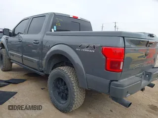 2018 Ford F-150 XL with VIN 1FTEW1E5XJFD71650, listed as a IAAI auction lot 41578768 with 87,439 mi miles. Bid and sale history available at carsss.com. Image 3.