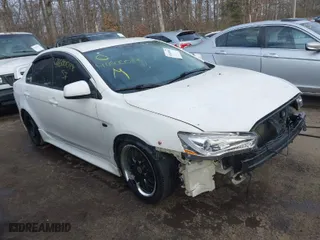2010 Mitsubishi Lancer ES with VIN JA32U2FU7AU022444, listed as a IAAI auction lot 41600088 with 196,076 mi miles. Bid and sale history available at carsss.com. Image 1.