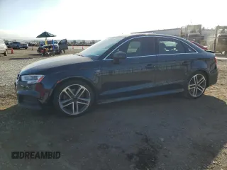 2017 Audi A3 Sedan Premium Plus with VIN WAUGUGFF3H1038266, listed as a Copart auction lot 71200734 with 105,768 mi miles and Salvage Title. Bid and sale history available at carsss.com. Image 1.