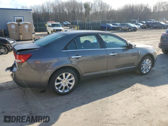2012 Lincoln MKZ with VIN 3LNHL2JC9CR812993, listed as a Copart auction lot 48287555 with 24,867 mi miles and Salvage Title. Bid and sale history available at carsss.com. Image 3.