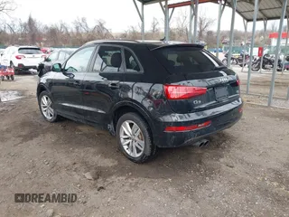 2017 Audi Q3 Premium with VIN WA1ECCFS4HR006201, listed as a IAAI auction lot 41876661 with 159,302 mi miles. Bid and sale history available at carsss.com. Image 3.
