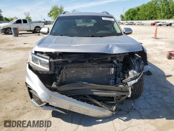 2021 Volkswagen Atlas SE with VIN 1V2RR2CA9MC524540, listed as a Copart auction lot 57442625 with 94,820 mi miles and Salvage title. Bid and sale history available at DreamBid. Image 5.