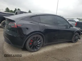 2022 Tesla Model Y Performance с VIN 7SAYGDEF5NF554018, выставлен на аукционе Copart как лот 65062185 с пробегом Не указан миль и Списание • Salvage title. История ставок и продаж доступна на DreamBid. Изображение 3.