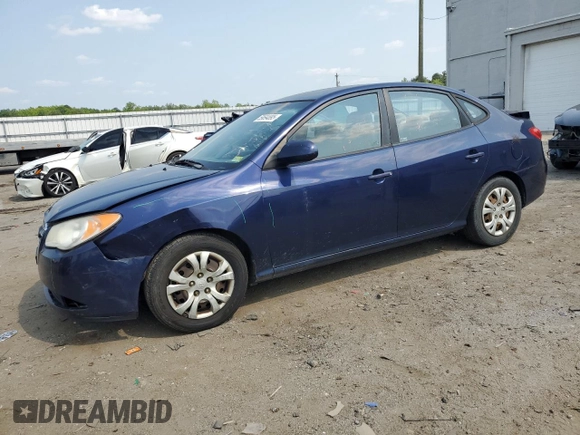 2009 Hyundai Elantra GLS z VIN KMHDU46D69U760247, wystawiony jako Copart lot #59694895 z przebiegiem 215 328 mil mil oraz Szkoda całkowita • Salvage title. Historia ofert i sprzedaży dostępna na DreamBid. Obrazek 1.