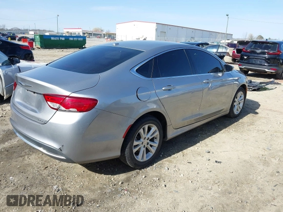 2016 Chrysler 200 Limited with VIN 1C3CCCAB8GN133550, listed as a IAAI auction lot 41728797 with 87,776 mi miles. Bid and sale history available at carsss.com. Image 4.