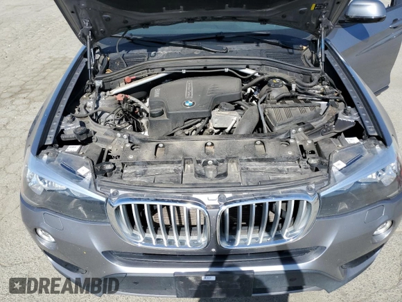 2017 BMW X3 xDrive28i z VIN 5UXWX9C58H0T12062, wystawiony jako Copart lot #59182705 z przebiegiem 77 991 mil mil oraz Szkoda całkowita • Salvage title. Historia ofert i sprzedaży dostępna na DreamBid. Obrazek 12.