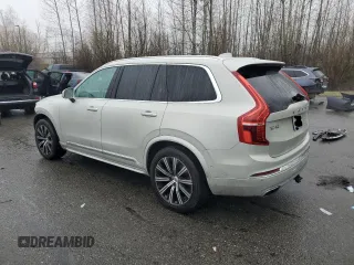 2020 Volvo XC90 Inscription with VIN YV4A221L1L1618474, listed as a Copart auction lot 45589905 with 87,455 mi miles and Salvage title. Bid and sale history available at DreamBid. Image 2.