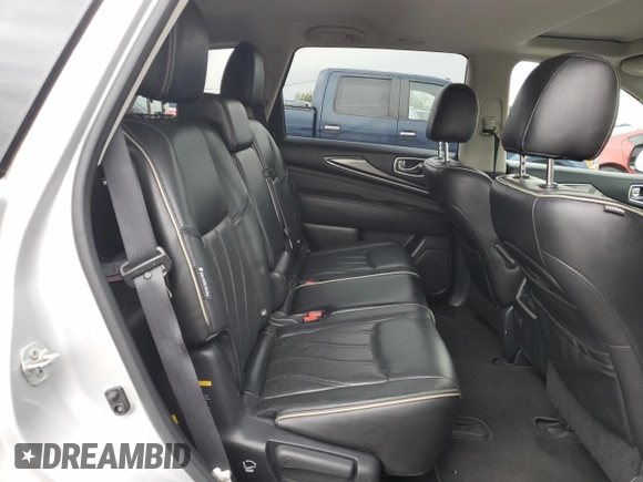 2018 Infiniti QX60 with VIN 5N1DL0MM7JC507219, listed as a Copart auction lot 52627945 with 154,628 mi miles and Salvage Title. Bid and sale history available at DreamBid. Image 11.